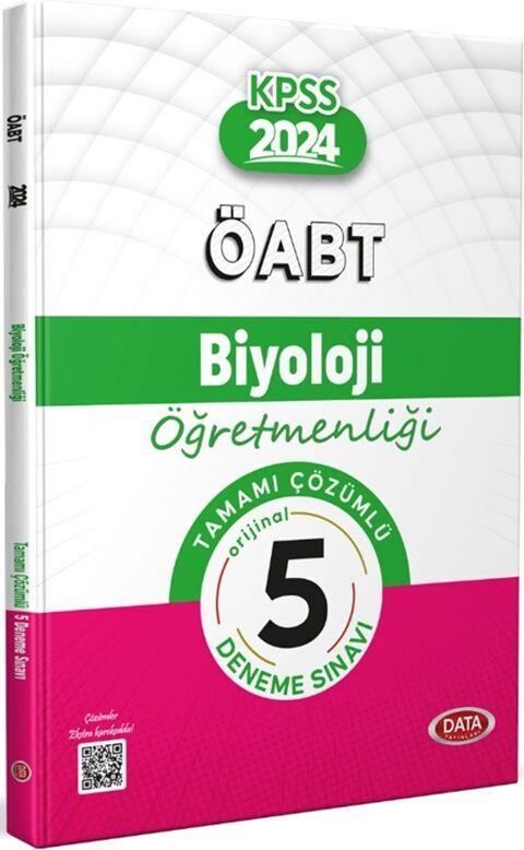 Data Yayınları 2024 ÖABT Biyoloji Öğretmenliği Tamamı Çözümlü 5 Deneme Sınavı
