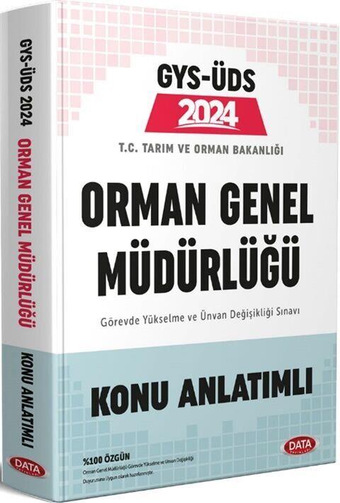 Data Yayınları 2024 Orman Genel Müdürlüğü GYS ÜDS Konu Anlatımlı