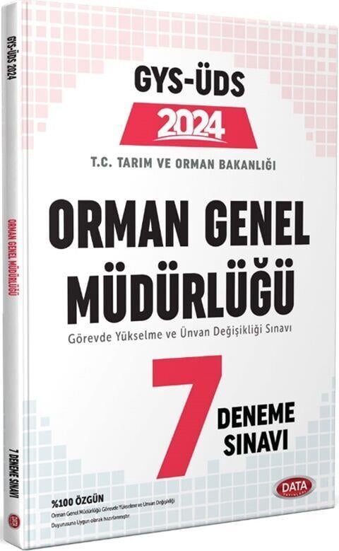 Data Yayınları 2024 Orman Genel Müdürlüğü GYS ÜDS 7 Deneme Sınavı