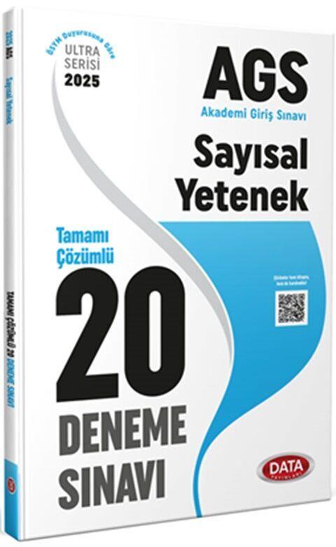Data Yayınları 2025 AGS Sayısal Yetenek Tamamı Çözümlü 20 Deneme Sınavı