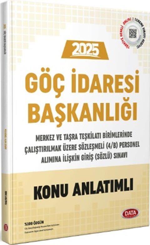 Data Yayınları 2025 Göç İdaresi Başkanlığı Sözleşmeli Personel Alım Sınavı Konu Anlatımlı