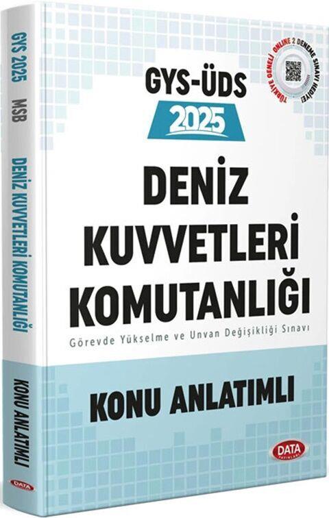 Data Yayınları 2025 GYS Deniz Kuvvetleri Komutanlığı Personeli Görevde Yükselme Sınavına Hazırlık Konu Anlatımlı