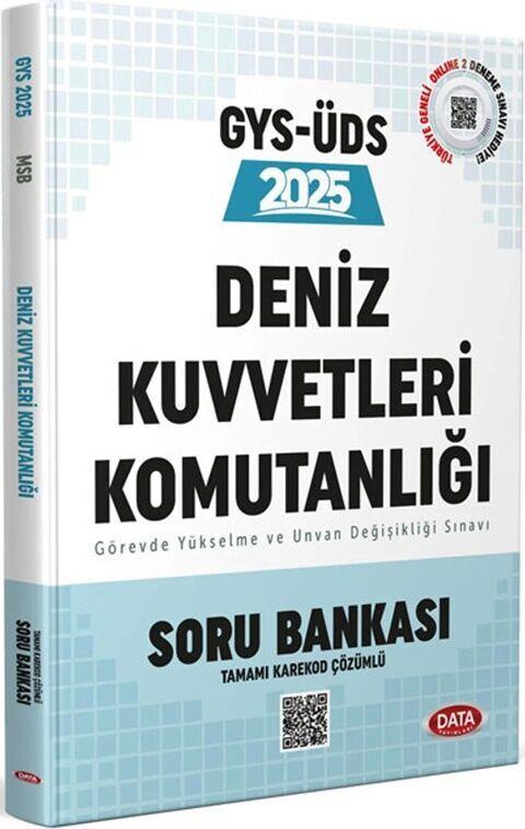 Data Yayınları 2025 GYS Deniz Kuvvetleri Komutanlığı Personeli Görevde Yükselme Sınavı Soru Bankası
