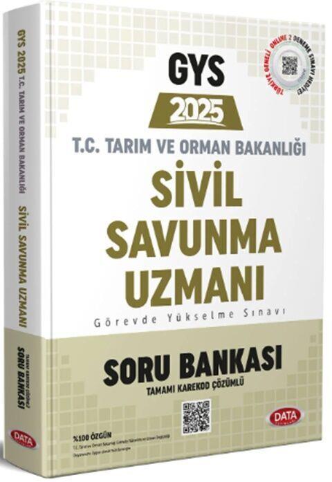 Data Yayınları 2025 GYS Tarım ve Orman Bakanlığı Sivil Savunma Uzmanı Soru Bankası