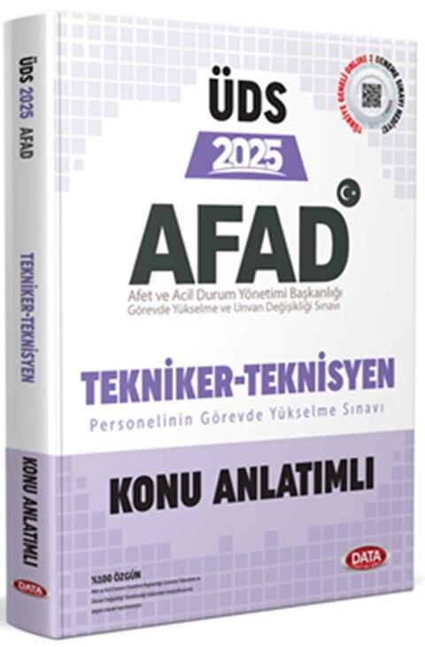 Data Yayınları 2025 ÜDS AFAD Tekniker Teknisyen Konu Anlatımlı