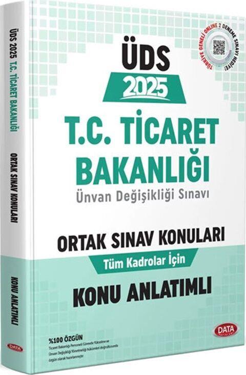 Data Yayınları 2025 ÜDS T.C. Ticaret Bakanlığı Ünvan Değişikliği Sınavı Ortak Konular Konu Anlatımlı