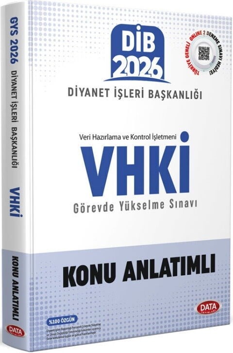 Data Yayınları 2026 Diyanet İşleri Başkanlığı VHKİ Görevde Yükselme Sınavı Konu Anlatımlı