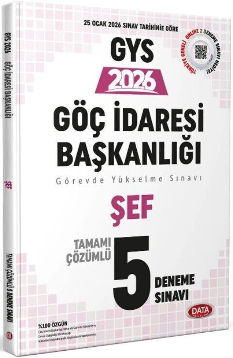 Data Yayınları 2026 GYS Göç İdaresi Başkanlığı Şef Tamamı Çözümlü 5 Deneme