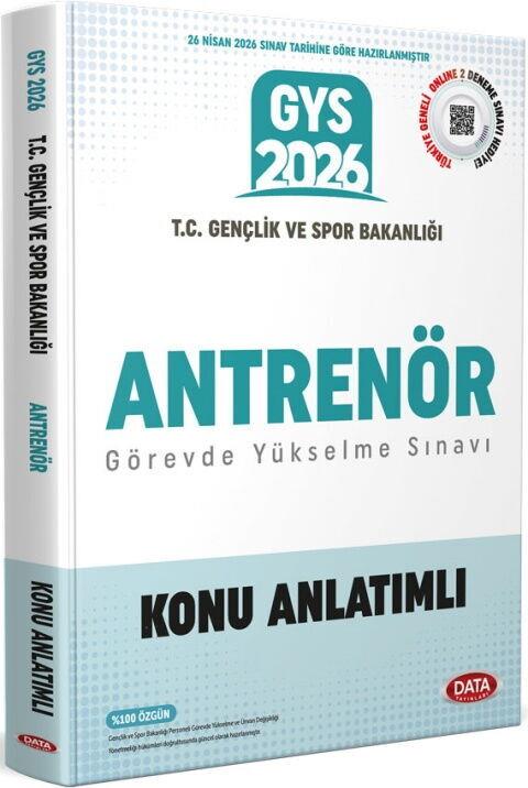 Data Yayınları 2026 GYS T.C. Gençlik Ve Spor Bakanlığı Antrenör Konu Anlatımlı