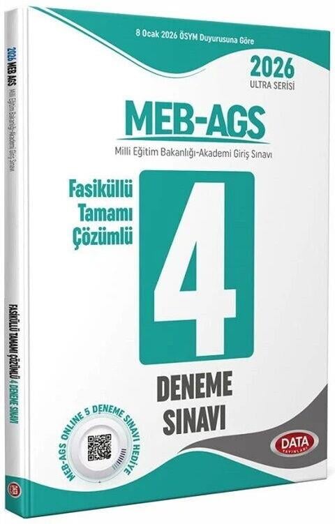 Data Yayınları 2026 MEB AGS  4 Deneme Sınavı
