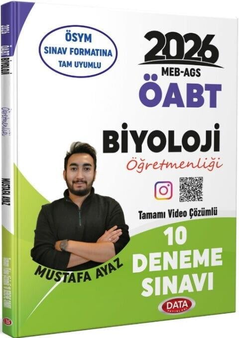 Data Yayınları 2026 MEB AGS ÖABT Biyoloji Video Çözümlü 10 Deneme