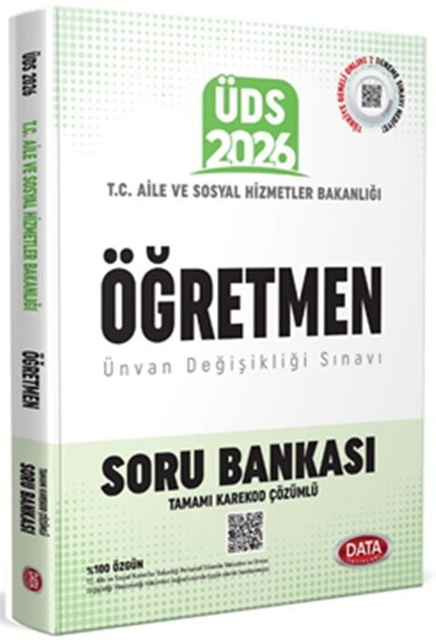 Data Yayınları 2026 T.C. Aile ve Sosyal Hizmetler Bakanlığı ÜDS Öğretmen Kadrosu Soru Bankası