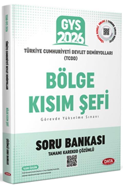 Data Yayınları 2026 TCDD GYS Bölge Kısım Şefi Çözümlü Soru Bankası