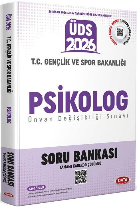 Data Yayınları 2026 ÜDS Gençlik Ve Spor Bakanlığı Psikolog Soru Bankası