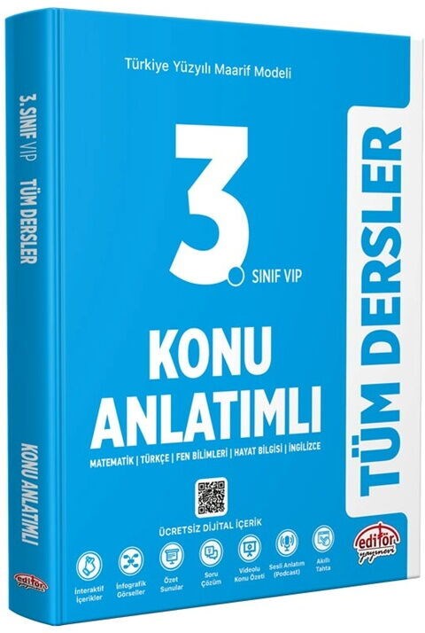 Data Yayınları 3. Sınıf Tüm Dersler Maarif Model Konu Anlatımlı