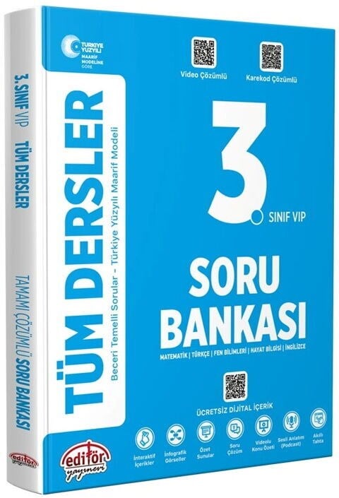 Data Yayınları 3. Sınıf Tüm Dersler Soru Bankası