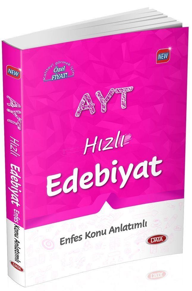 Data Yayınları AYT Hızlı Edebiyat Enfes Konu Anlatımlı