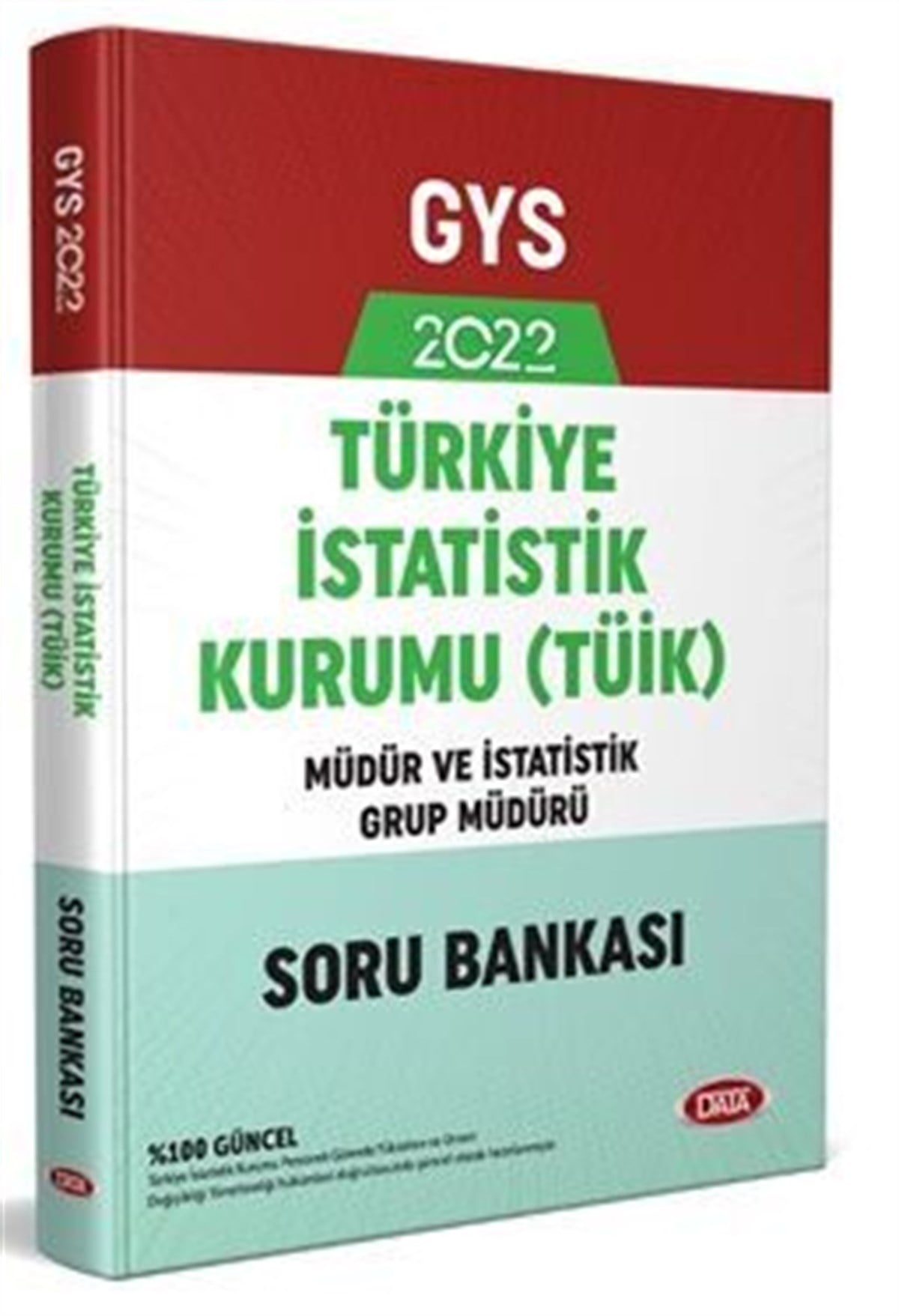 Data Yayınları GYS Tüik Müdür ve İstatislik Grup Müdürü Soru Bankası
