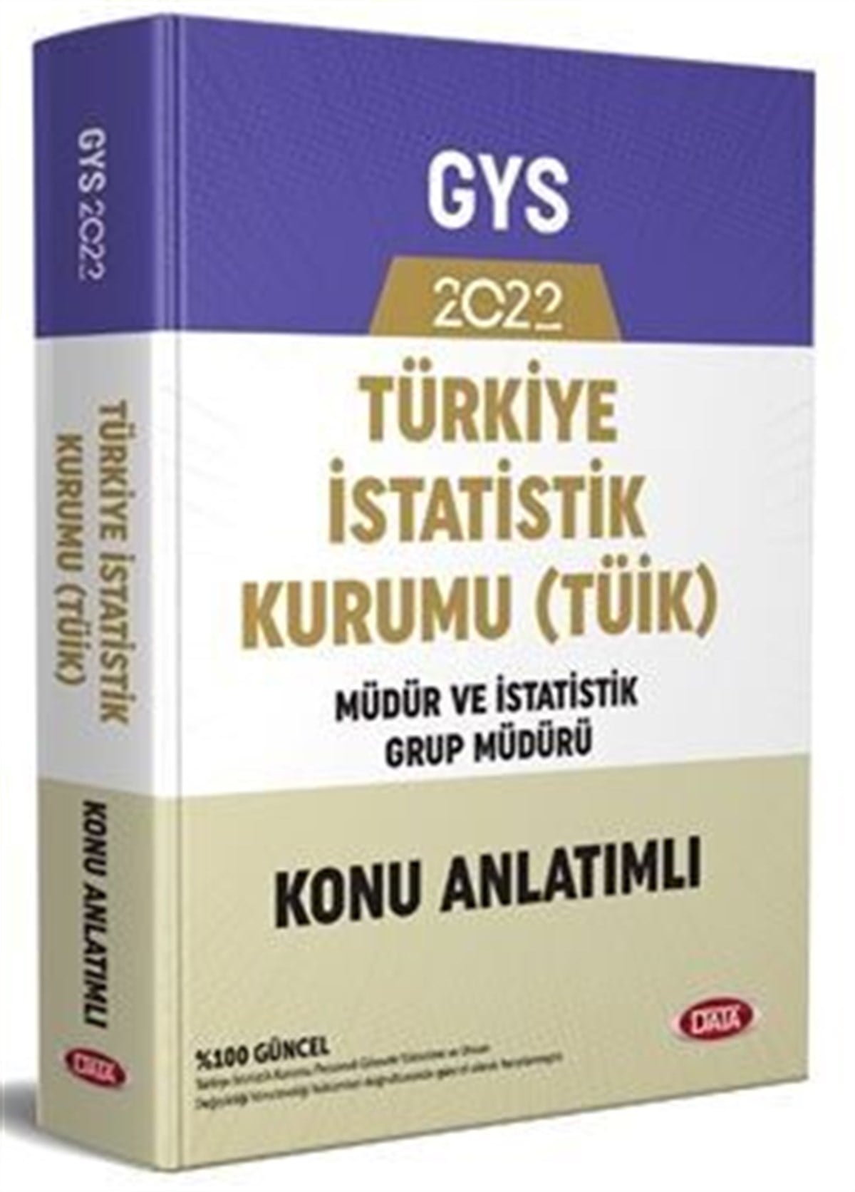 Data Yayınları GYS Tüik Müdür ve İstatislik Grup Müdürü Konu Anlatımlı