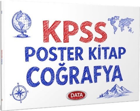 Data Yayınları KPSS Coğrafya Poster Kitap