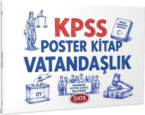 Data Yayınları KPSS Vatandaşlık Poster Kitap