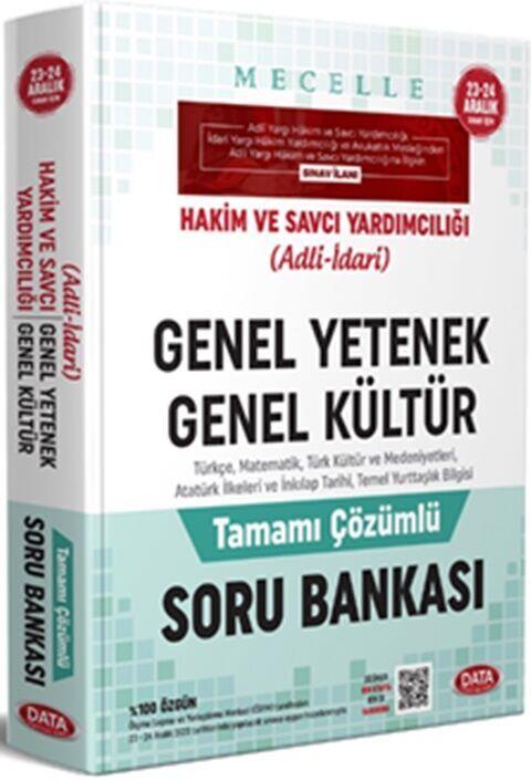 Data Yayınları Mecelle Hakim ve Savcı Yardımcılığı Adli İdari GYGK Soru Bankası