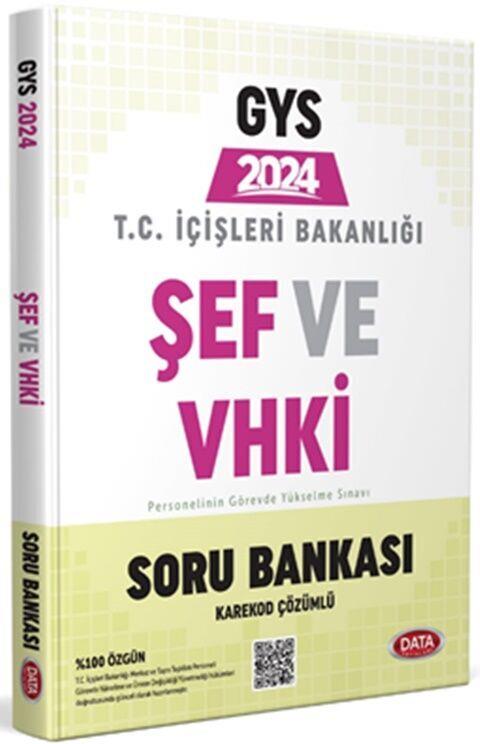 Data Yayınları T.C. İçişleri Bakanlığı Şef ve VHKİ Soru Bankası