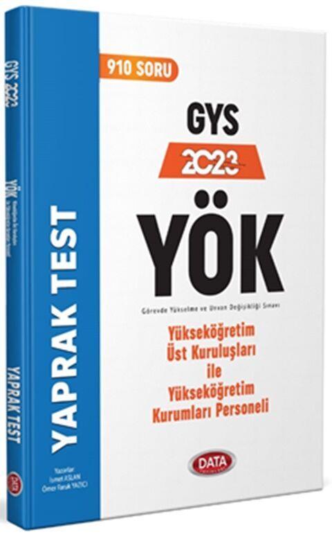 Data Yayınları Yükseköğretim Üst Kuruluşları ile Yükseköğretim Kurumları Personeli YÖK Yaprak Test