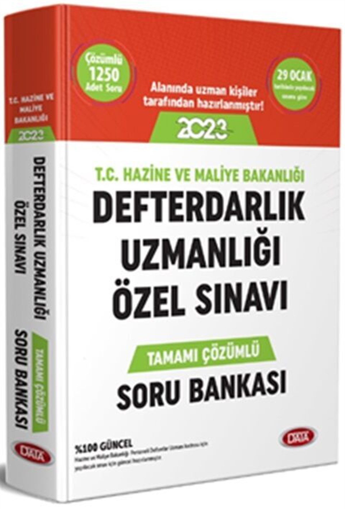 Data Yayınları T.C. Hazine ve Maliye Bakanlığı Defterdarlık Uzmanlığı Özel Sınavı Soru Bankası