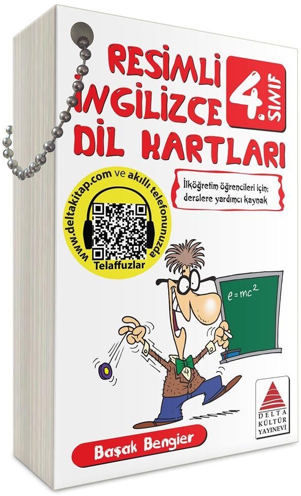 Delta Kültür 4. Sınıf Resimli İngilizce Dil Kartları