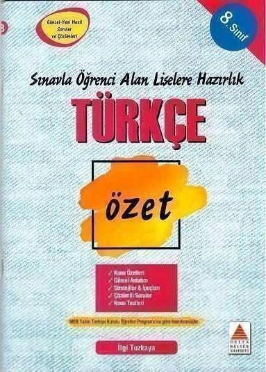 Delta Kültür 8. Sınıf Türkçe Özet
