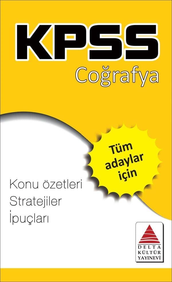 Delta Kültür KPSS Coğrafya Strateji Kartları