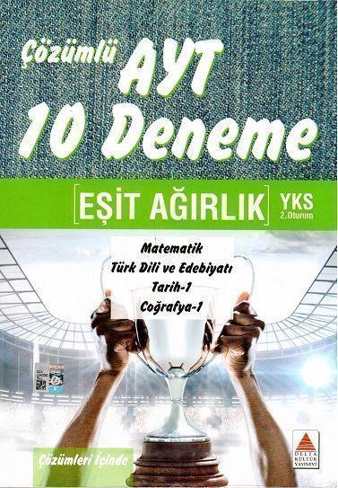 Delta Kültür Yayınları AYT Eşit Ağırlık 10 Deneme