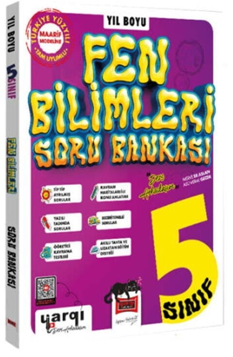 Ders Arkadaşım 5. Sınıf Fen Bilimleri Yıl Boyu Soru Bankası