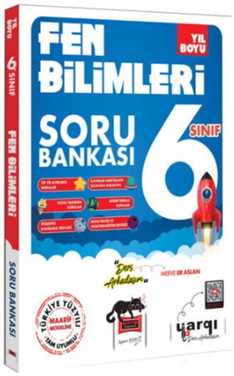 Ders Arkadaşım 6. Sınıf Fen Bilimleri Yıl Boyu Soru Bankası