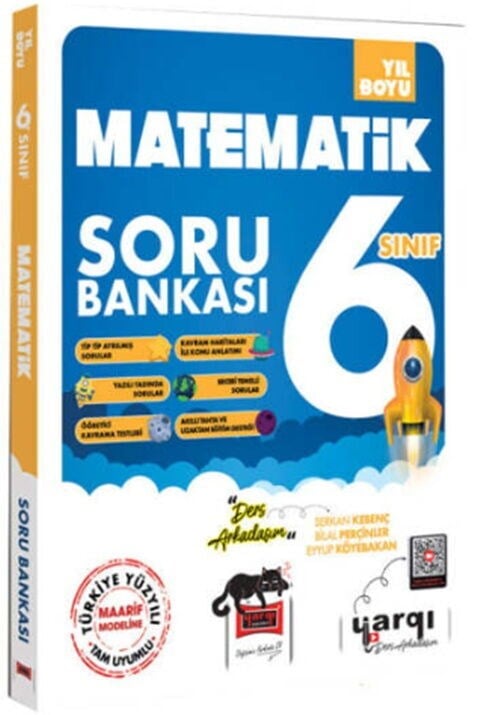 Ders Arkadaşım 6. Sınıf Matematik Yıl Boyu Soru Bankası
