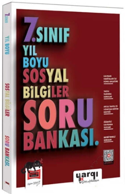 Ders Arkadaşım 7. Sınıf Sosyal Bilgiler Yıl Boyu Soru Bankası