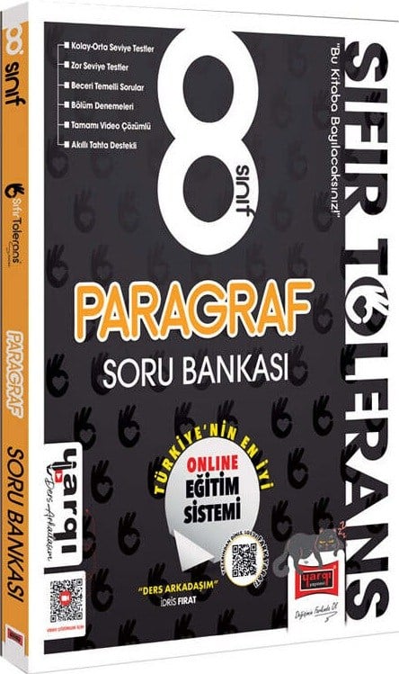Ders Arkadaşım 8. Sınıf Paragraf Sıfır Tolerans Soru Bankası