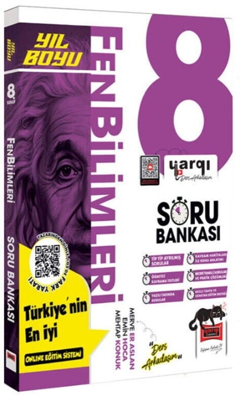 Ders Arkadaşım 8. Sınıf LGS Fen Bilimleri Yıl Boyu Soru Bankası