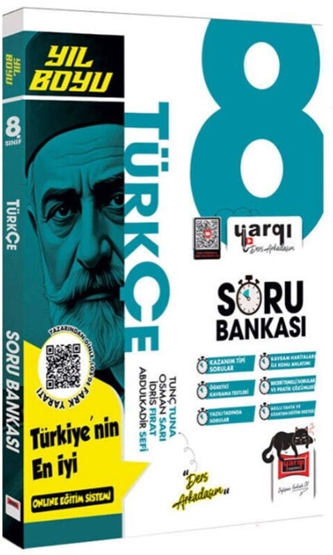Ders Arkadaşım 8. Sınıf LGS Türkçe Yıl Boyu Soru Bankası
