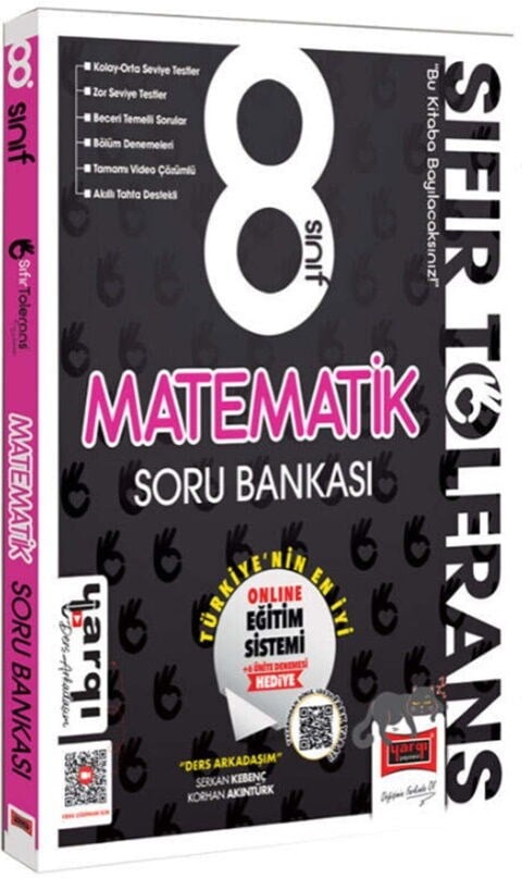 Ders Arkadaşım 8. Sınıf Matematik Sıfır Tolerans Soru Bankası