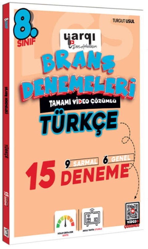 Ders Arkadaşım 8. Sınıf Türkçe 15 Branş Denemeleri