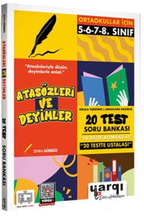 Ders Arkadaşım Ortaokullar İçin Atasözleri ve Deyimler Soru Bankası