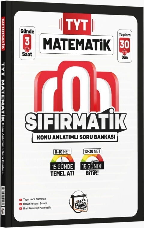 Ders Platosu TYT Matematik Sıfırmatik Konu Anlatımlı Soru Bankası