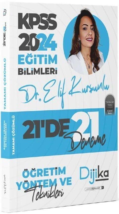 Dijika Yayınları 2024 KPSS Eğitim Bilimleri Öğretim Yöntem ve Teknikleri 12 de 21 Deneme