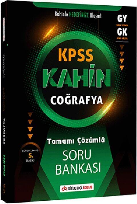Dijital Hoca KPSS Genel Kültür Kahin Coğrafya Tamamı Çözümlü Soru Bankası