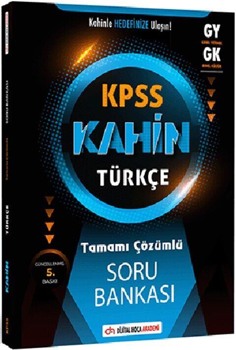 Dijital Hoca KPSS Genel Yetenek Kahin Türkçe Tamamı Çözümlü Soru Bankası