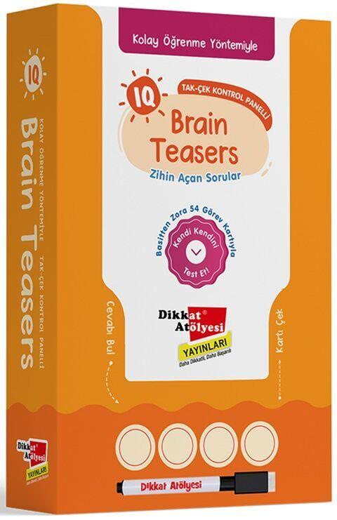 Dikkat Atölyesi Yayınları Bilsem ve Kanguru Matematik Sınavı için IQ Brain Teasers Zihin Açan Sorular