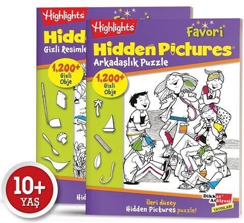 Dikkat Atölyesi Yayınları Favori Hidden Pictures 2 li Set