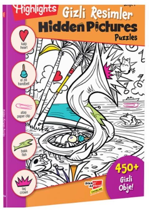 Dikkat Atölyesi Yayınları Hidden Pictures Gizli Resimler Seviye 4